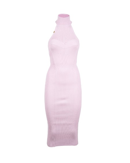 Shop ELISABETTA FRANCHI  Abito: Elisabetta Franchi abito in viscosa a costine con cuore.
Dettaglio a cuore frontale.
Scollo all'americana.
Collo a lupetto e gonna longuette.
Vestibilità aderente.
Composizione: 72%Viscosa 28%Poliestere.
Made in Italy.. AM60S51E2-544